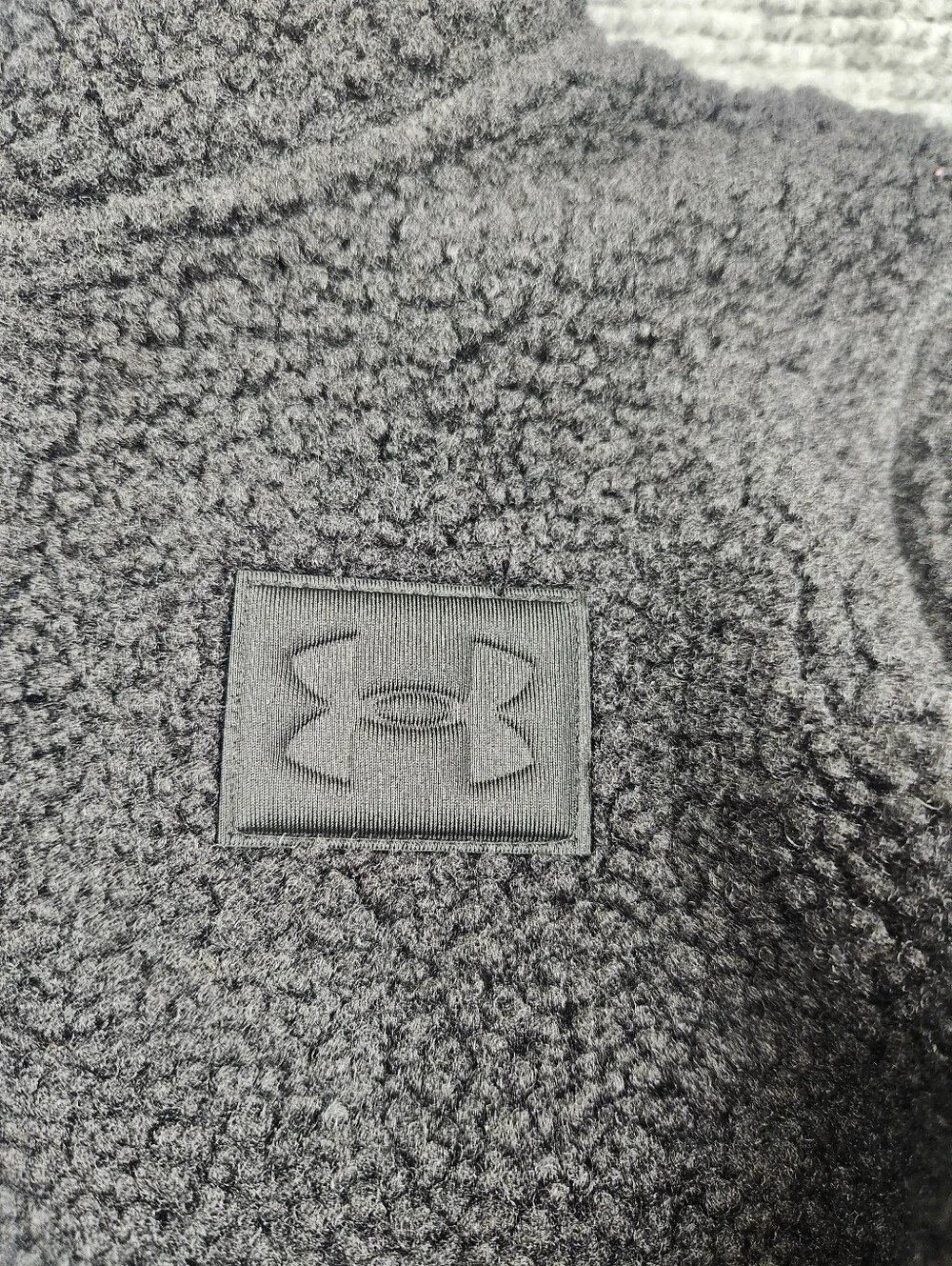 Under Armour Kids Sherpa Quarter-Snap Pullover Sz:6 NWT Black Teddy Pockets